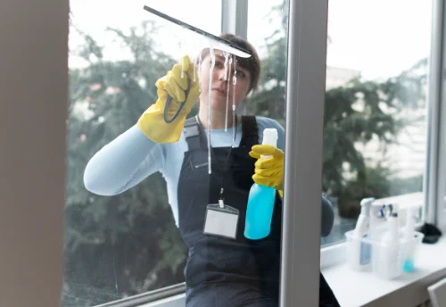 Nettoyage de vitres intérieures et extérieures au Pouget